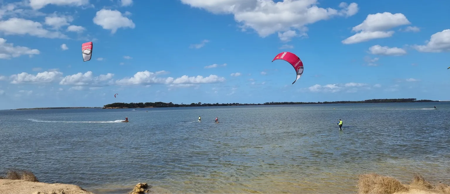 Lo Stagnone di Marsala, kitesurf spot with a lot of space